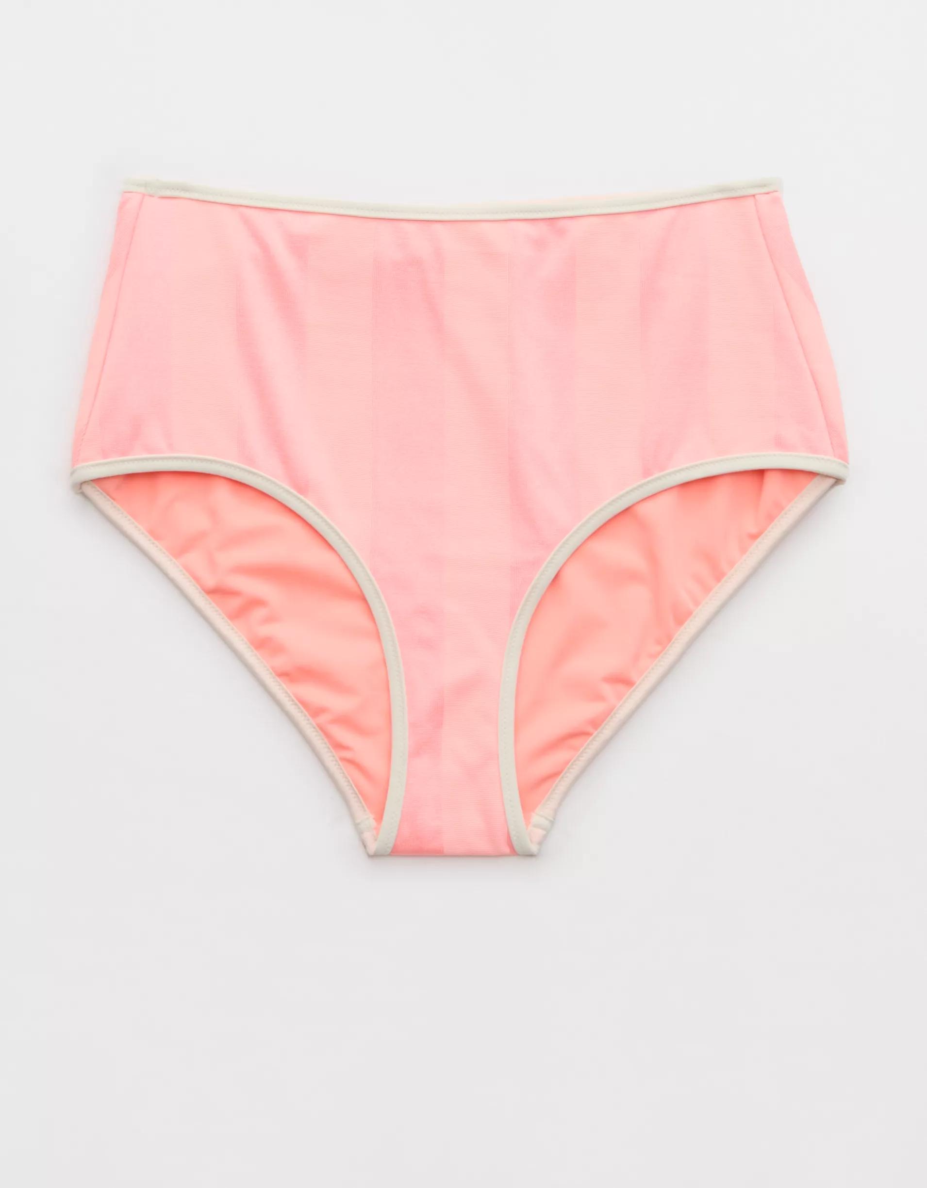 Aerie High Waisted Shine Bikini Bottom Product Image