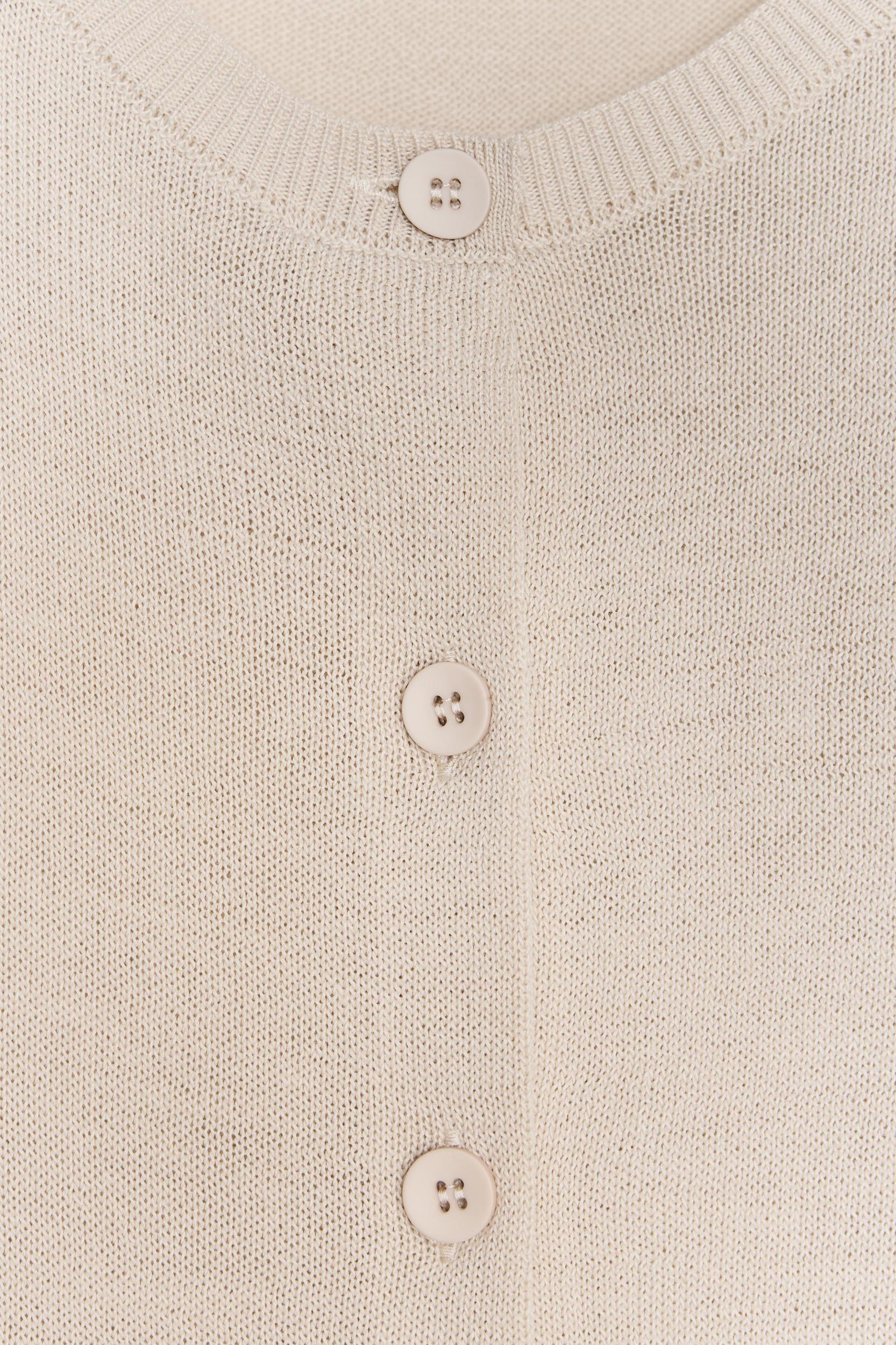 PLAIN KNIT WOOL JACKET Product Image