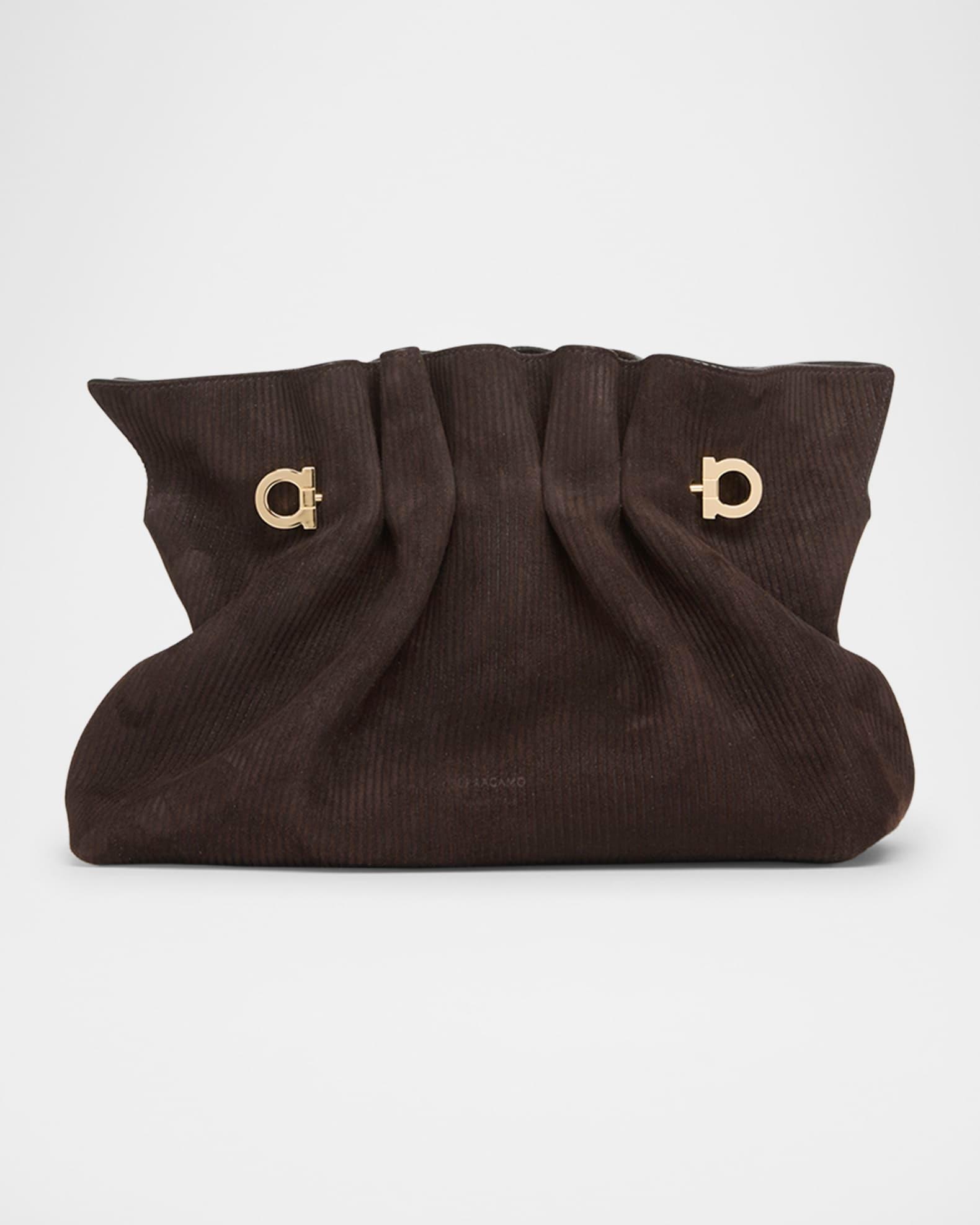 Piercing Suede Corduroy Shoulder Bag Product Image
