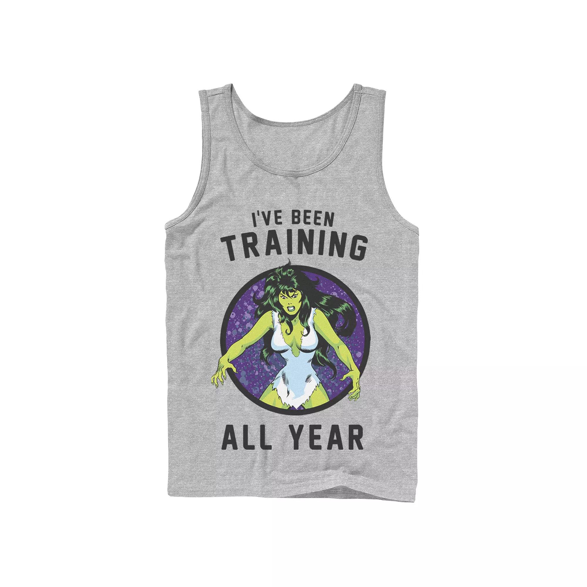 Men's Marvel She-Hulk I've Been Training All Year Tank Top, Boy's,  Product Image
