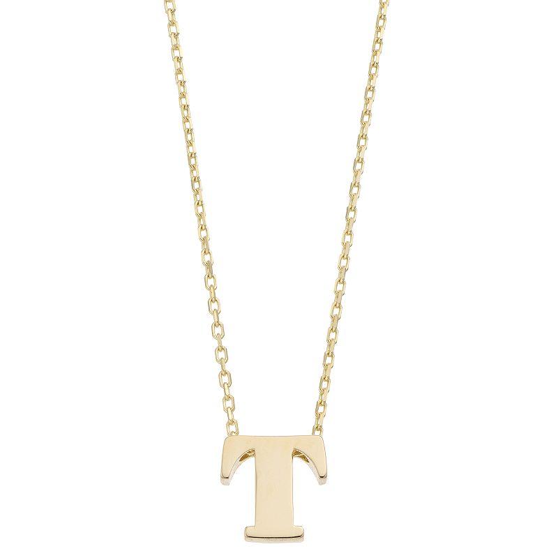 Au Naturale 14k Gold Initial Pendant Necklace, Women's,  Product Image