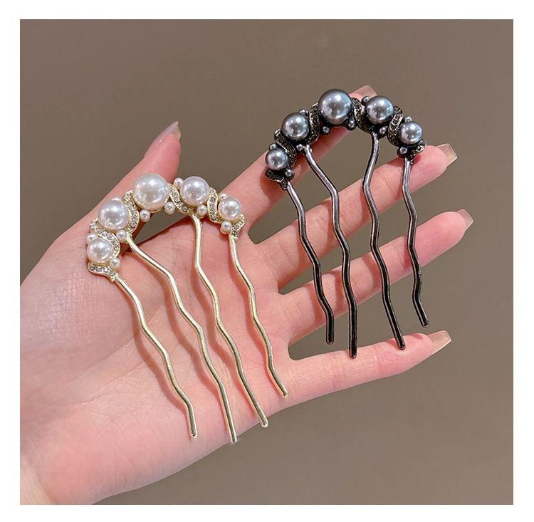 Faux Pearl Hair Fork Product Image