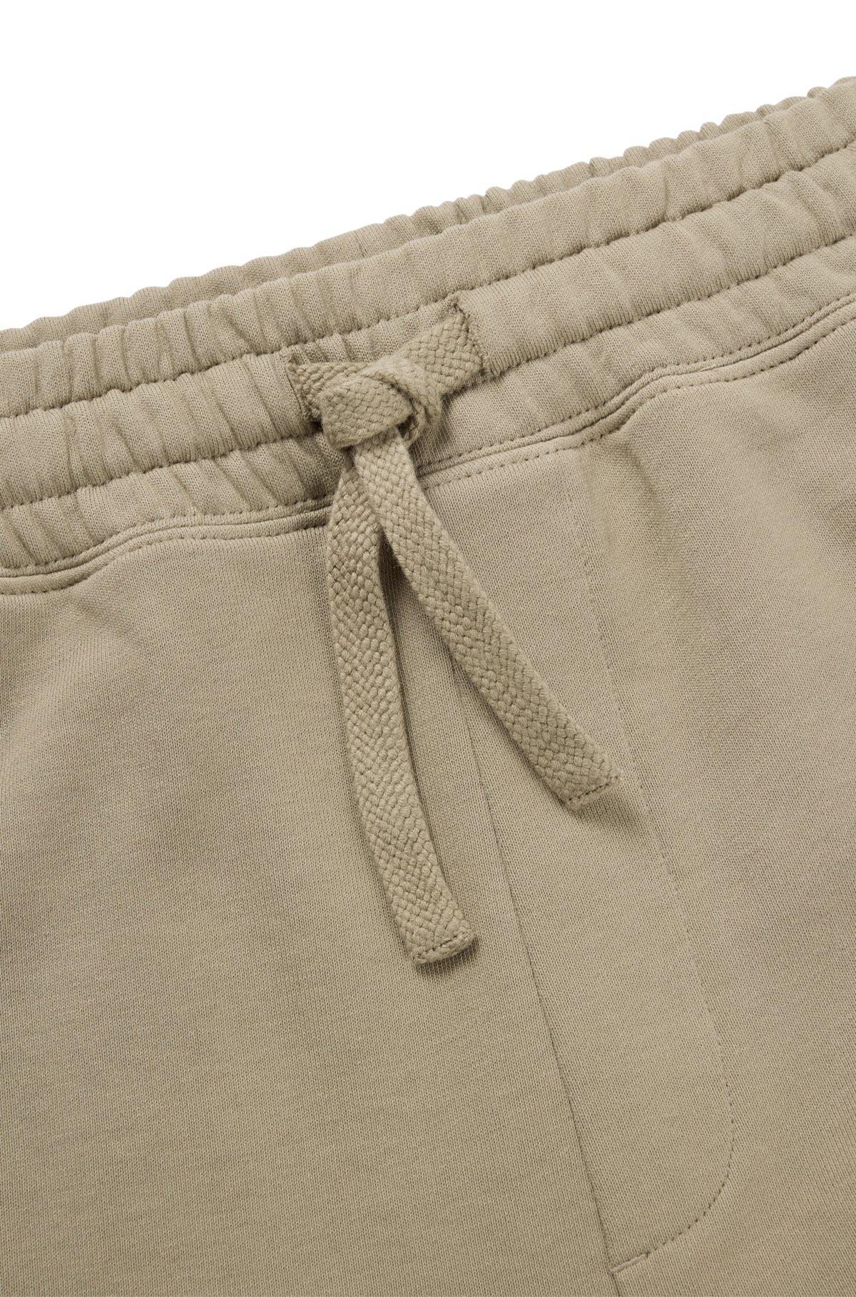 Relaxed-fit shorts in cotton terry with printed logo Product Image