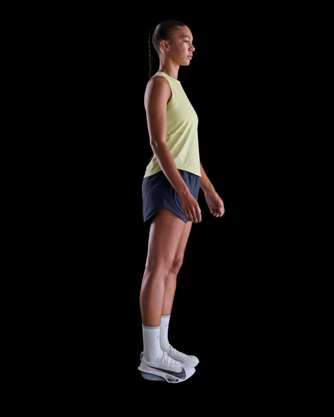 Nike Womens Tempo Dri-FIT Mid-Rise Brief-Lined Running Shorts | HM6096-411 Product Image