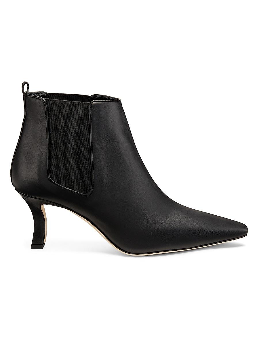 Womens Leather Ankle Boots Product Image