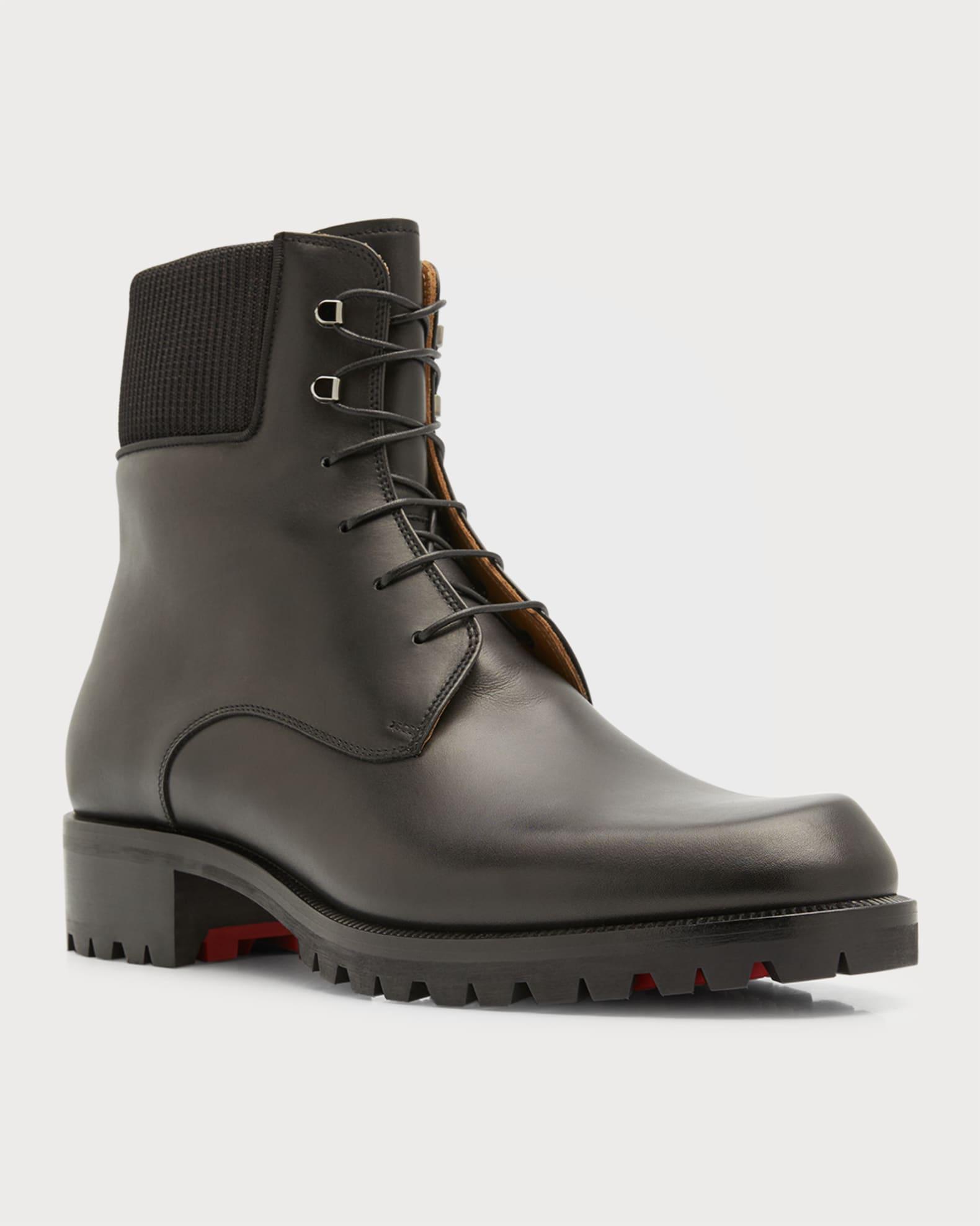 Mens Trapman Leather Boots Product Image