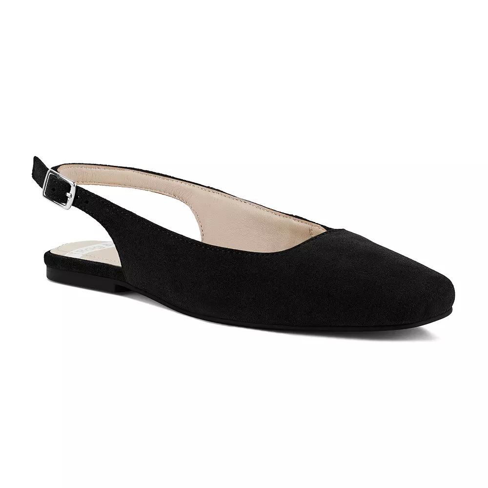 Rag & Co Sozani Women's Slingback Flats, Size: 8, Black Product Image