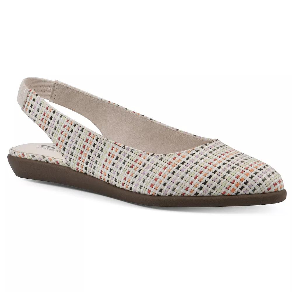 Cliffs by White Mountain Memory Women's Slingback Ballet Flats, Size: 6, Mulighti Raffia Product Image