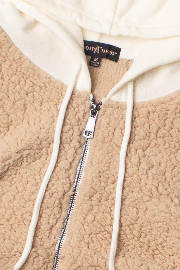 Sherpa Contrast Hoodie Product Image