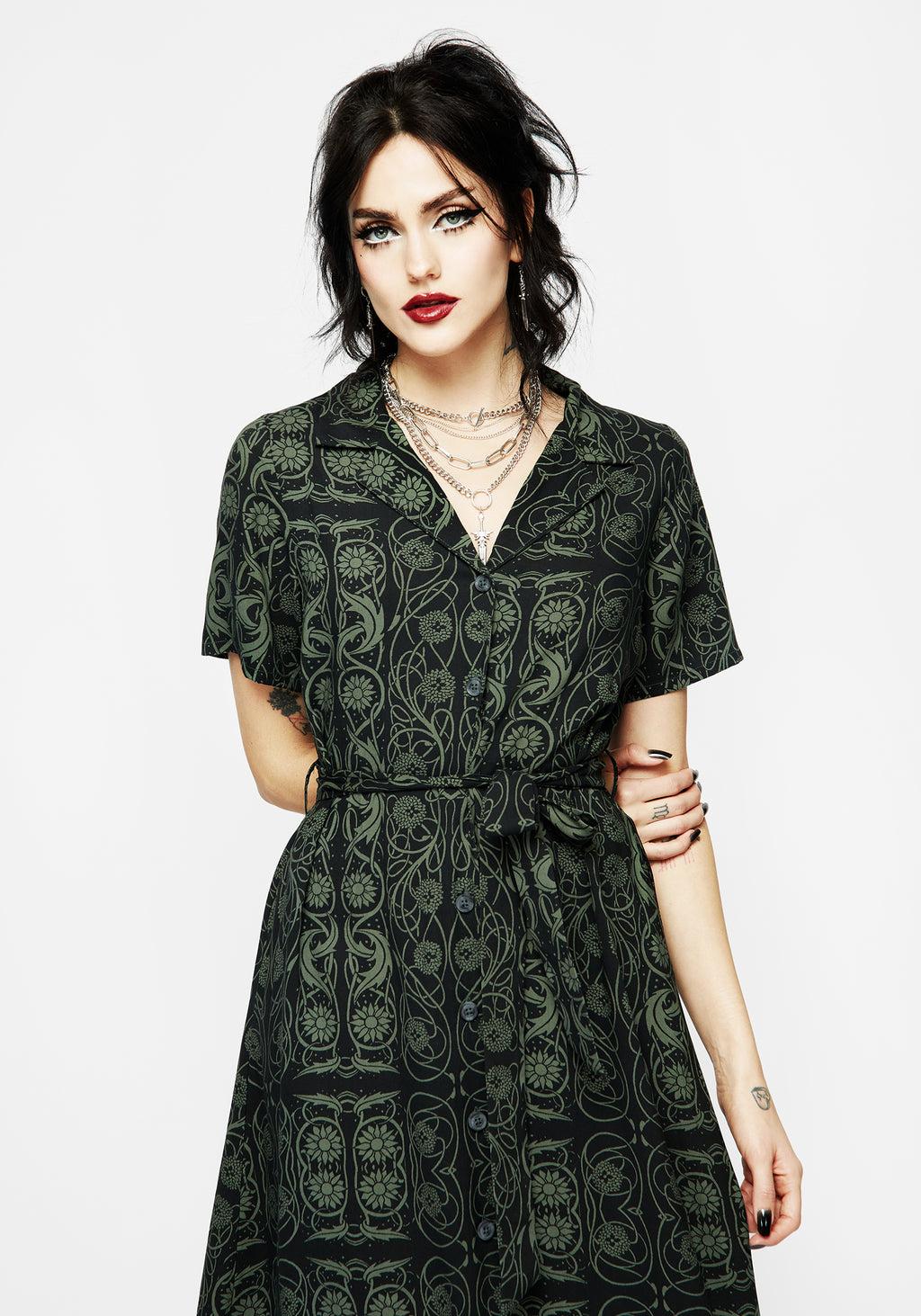 Fianna Midi Shirt Dress Product Image