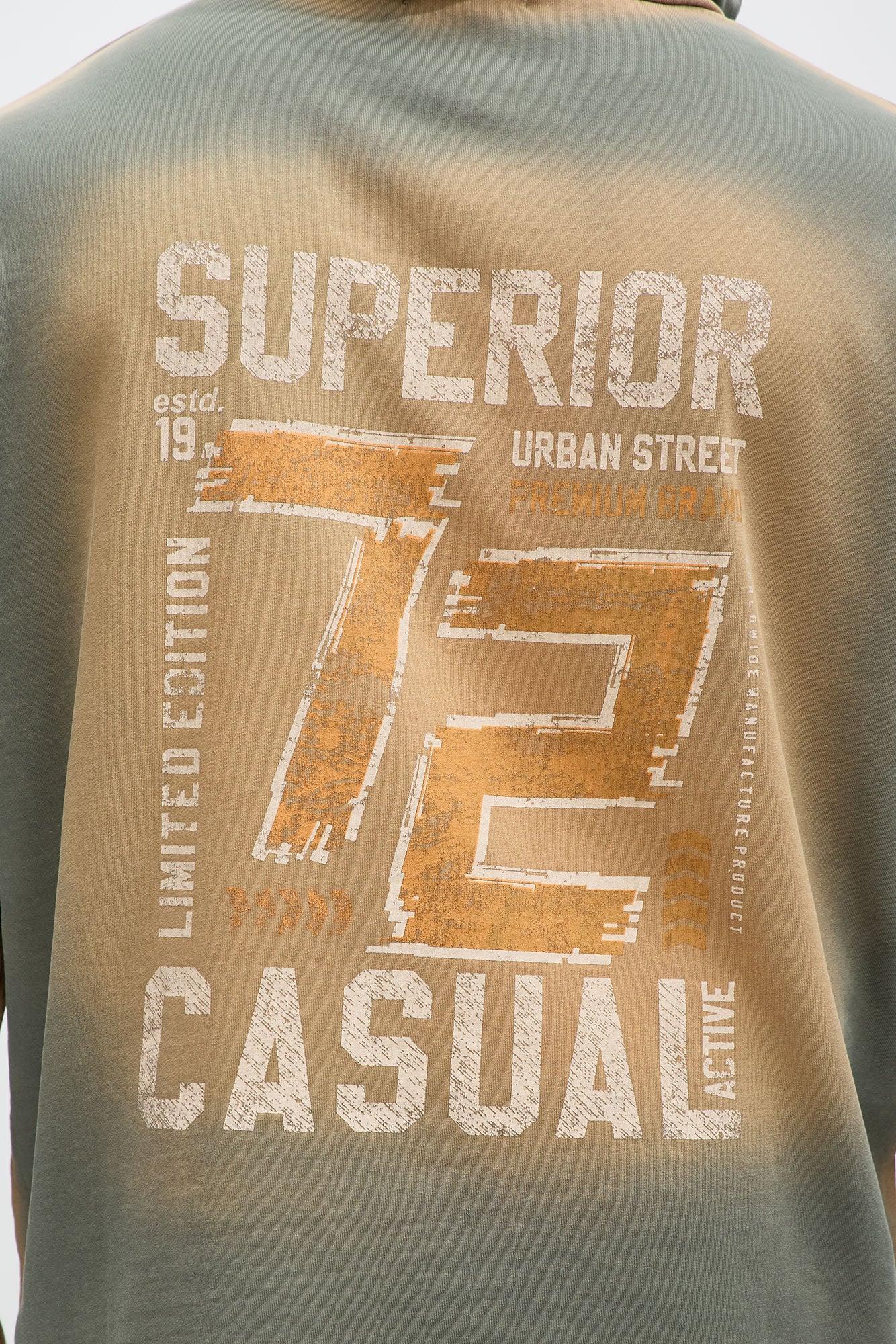 Superior 72 Washed Hoodie - Green Product Image