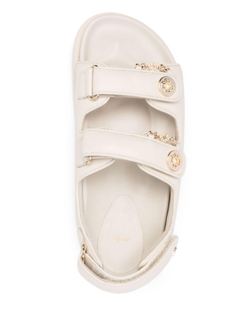 flat leather sandals  Product Image