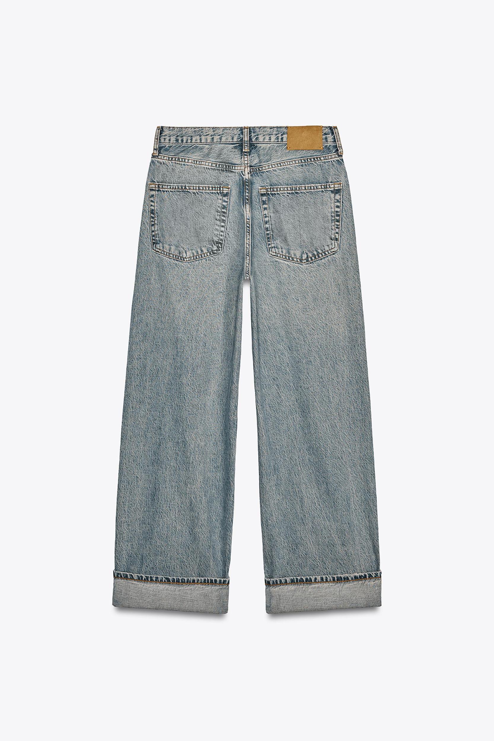 ZW COLLECTION MID-RISE BAGGY JEANS Product Image