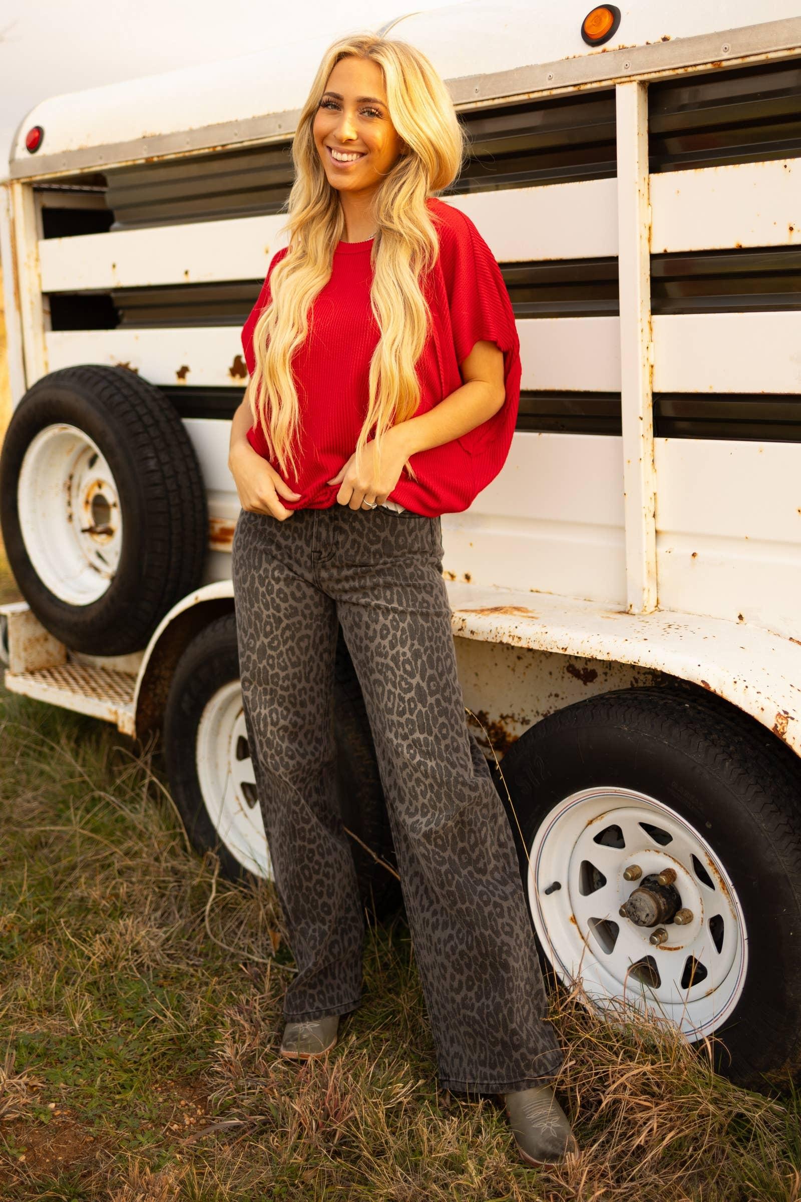 Knit Poncho Top: Navy Product Image