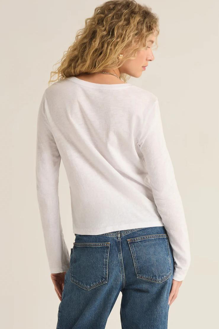 Modern Slub Long Sleeve Tee Product Image