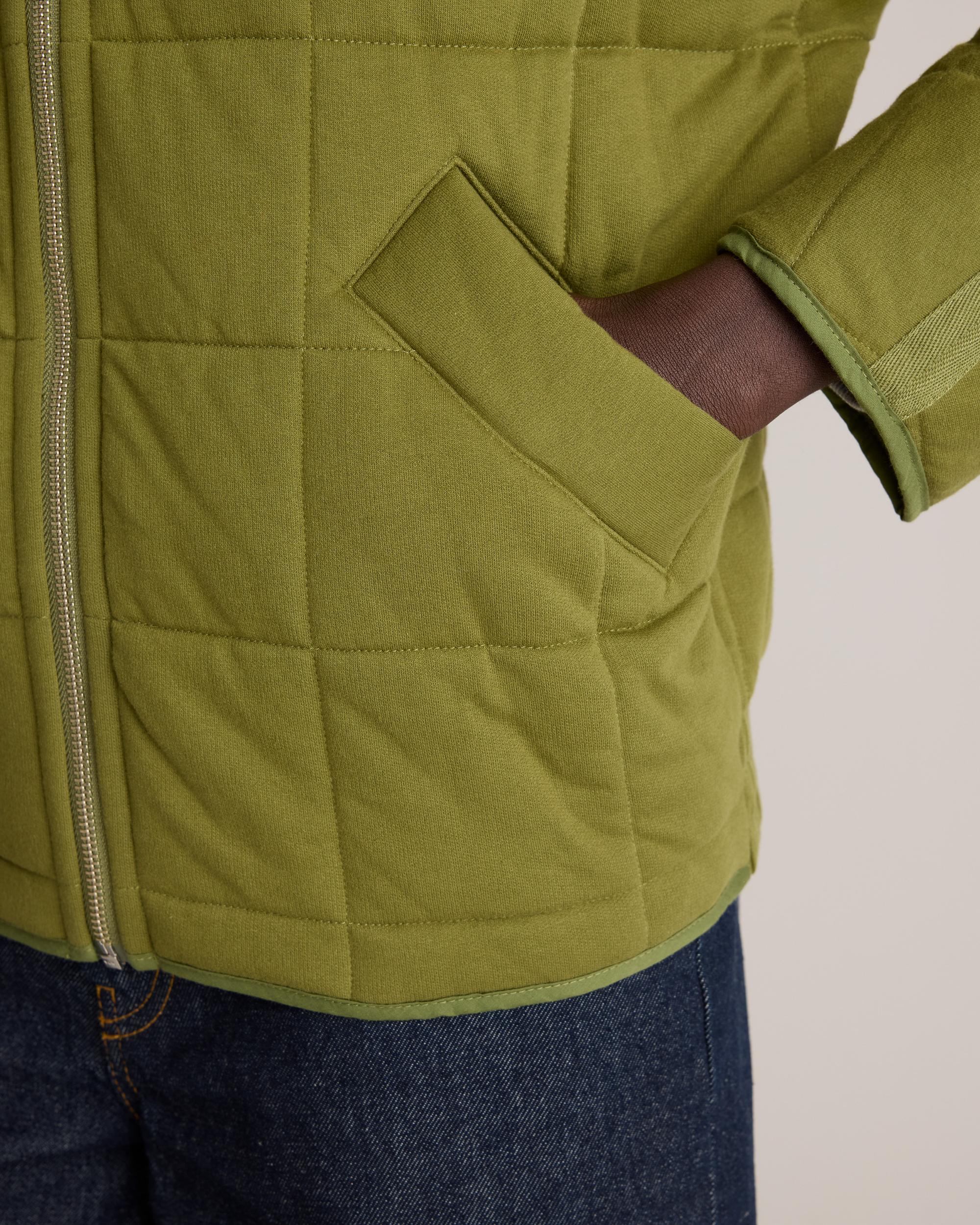 Quince | Women's Quilted Knit Jacket Size XS, Organic Cotton Product Image