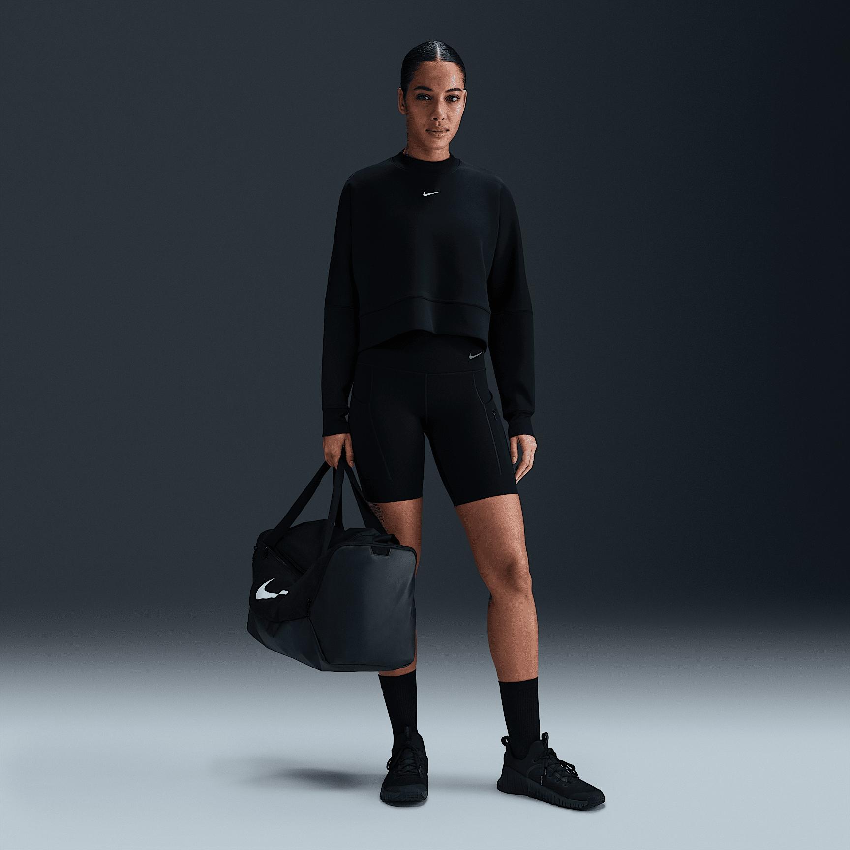 Nike Women's Prima Dri-FIT Oversized Crew-Neck Cropped Top Product Image