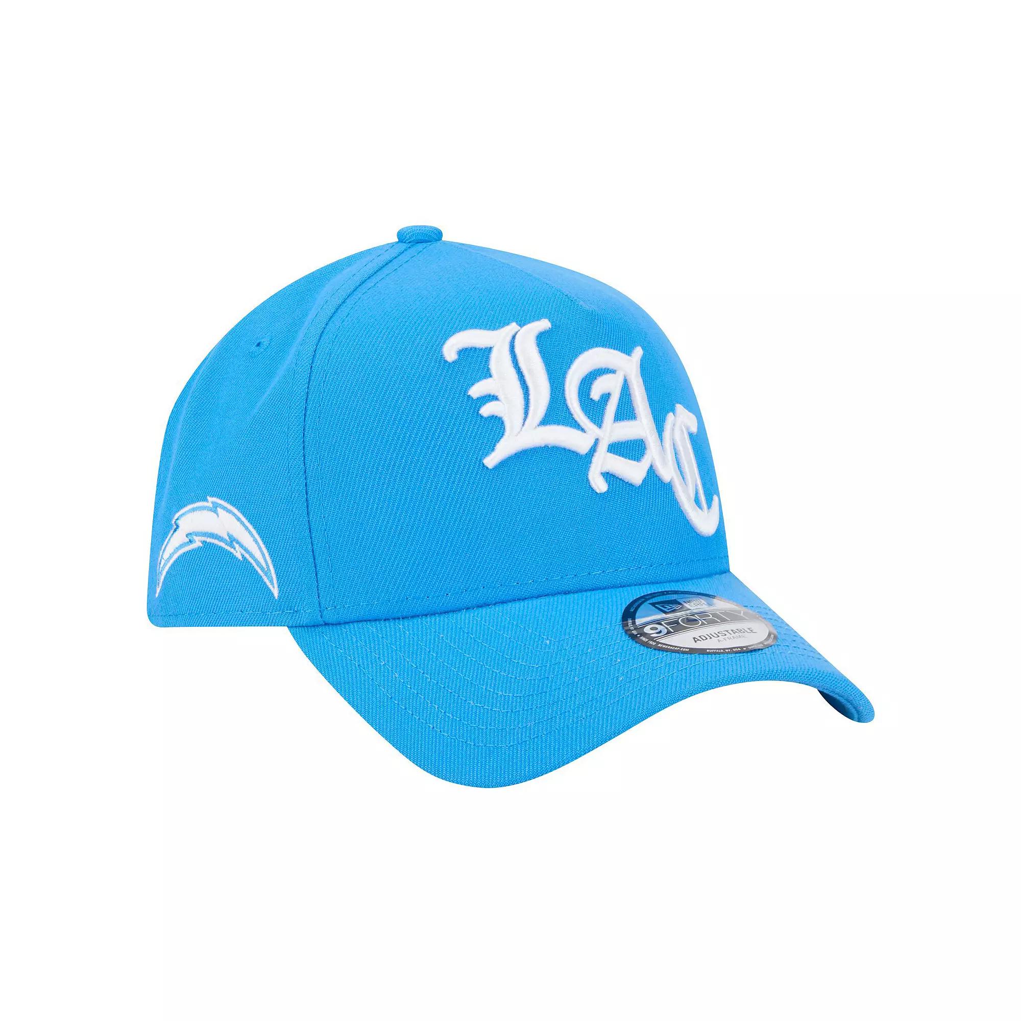 Men's New Era Powder Blue Los Angeles Chargers Mystic 9FORTY A-Frame Adjustable Hat, Light Product Image