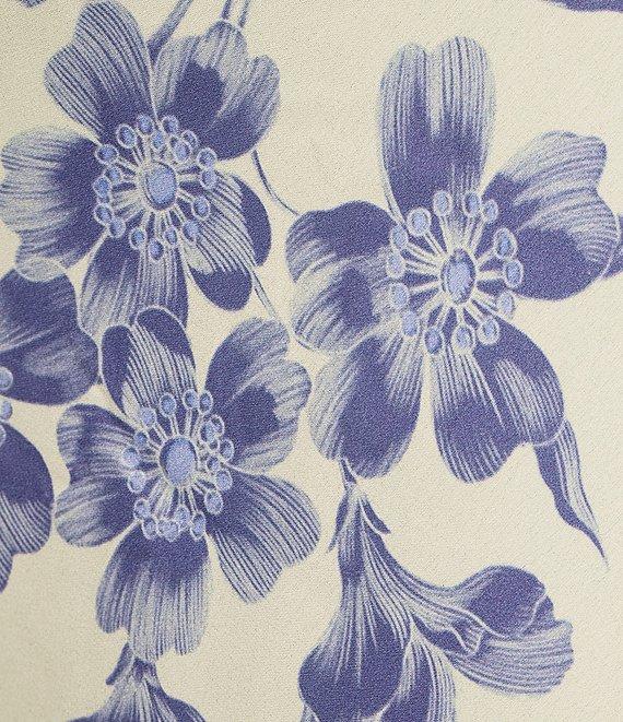 Guess Sleeveless Spaghetti Strap Akilina Floral Printed Dress Product Image