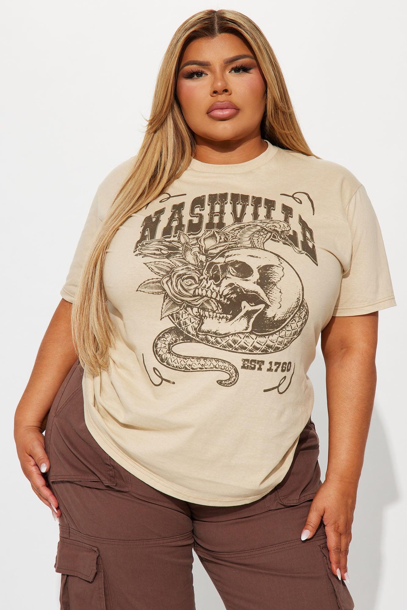 Nashville Graphic Tee - Sand Product Image