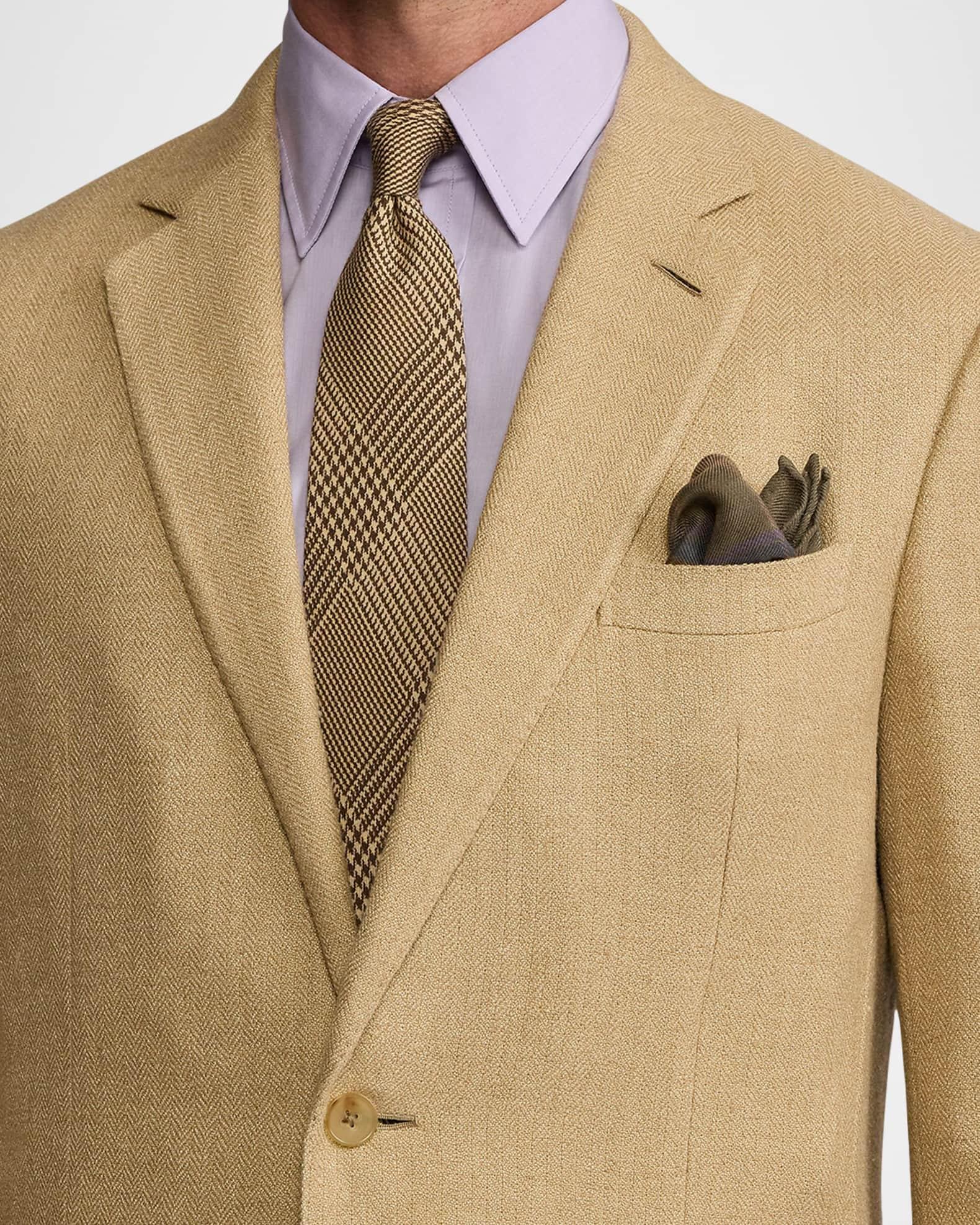 Men's Kent Hand-Tailored Herringbone Jacket Product Image