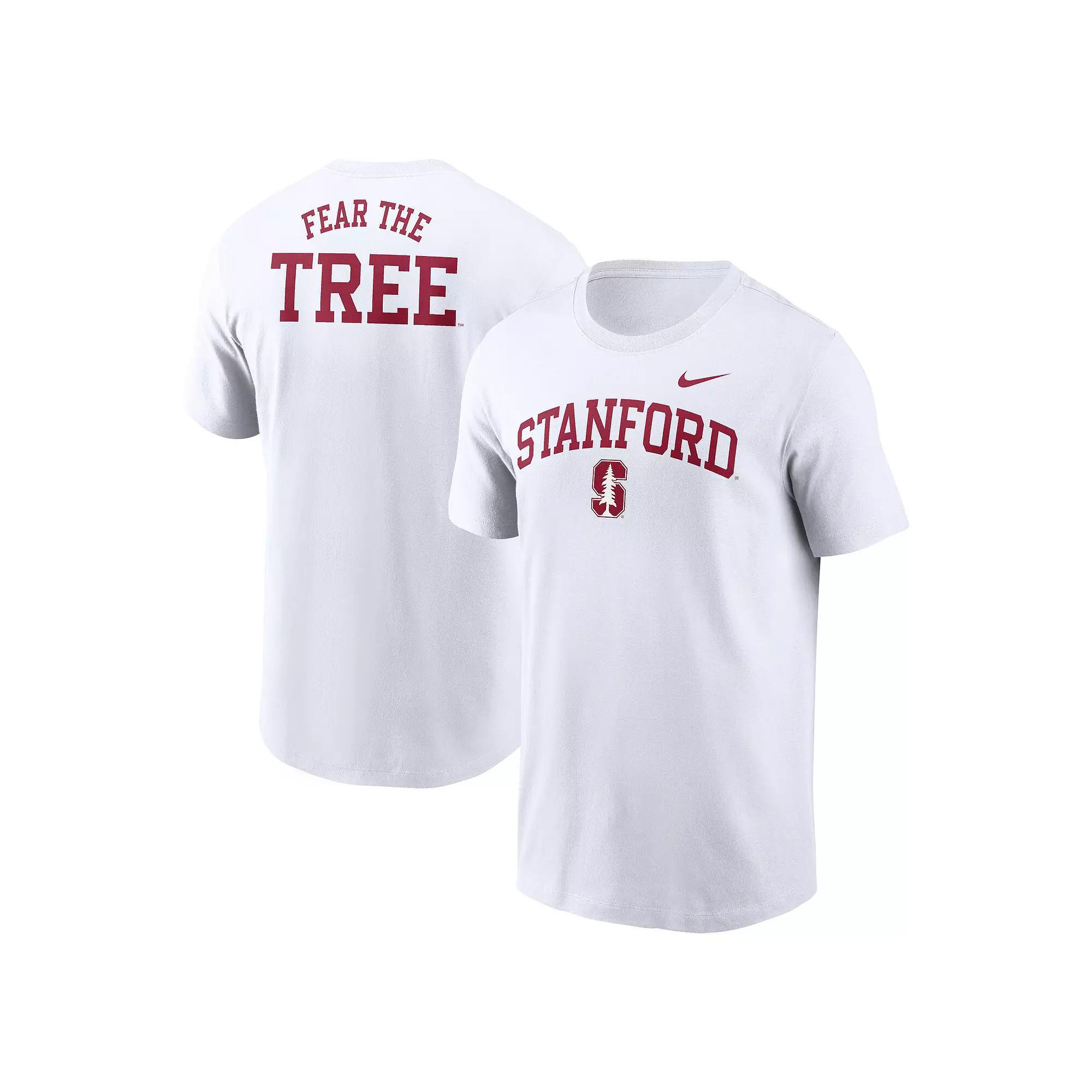Men's Nike White Stanford Cardinal Blitz 2-Hit T-Shirt,  Product Image