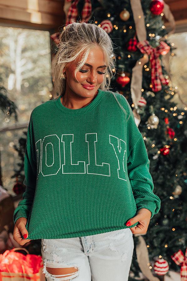 Jolly Graphic Tee In Green Product Image