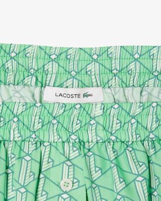 Fluid Monogram Print Shorts Product Image