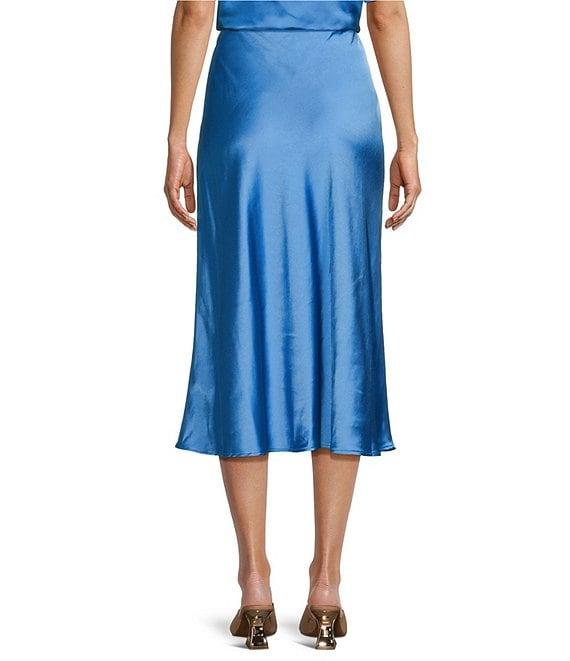 GB Satin Midi Skirt Product Image