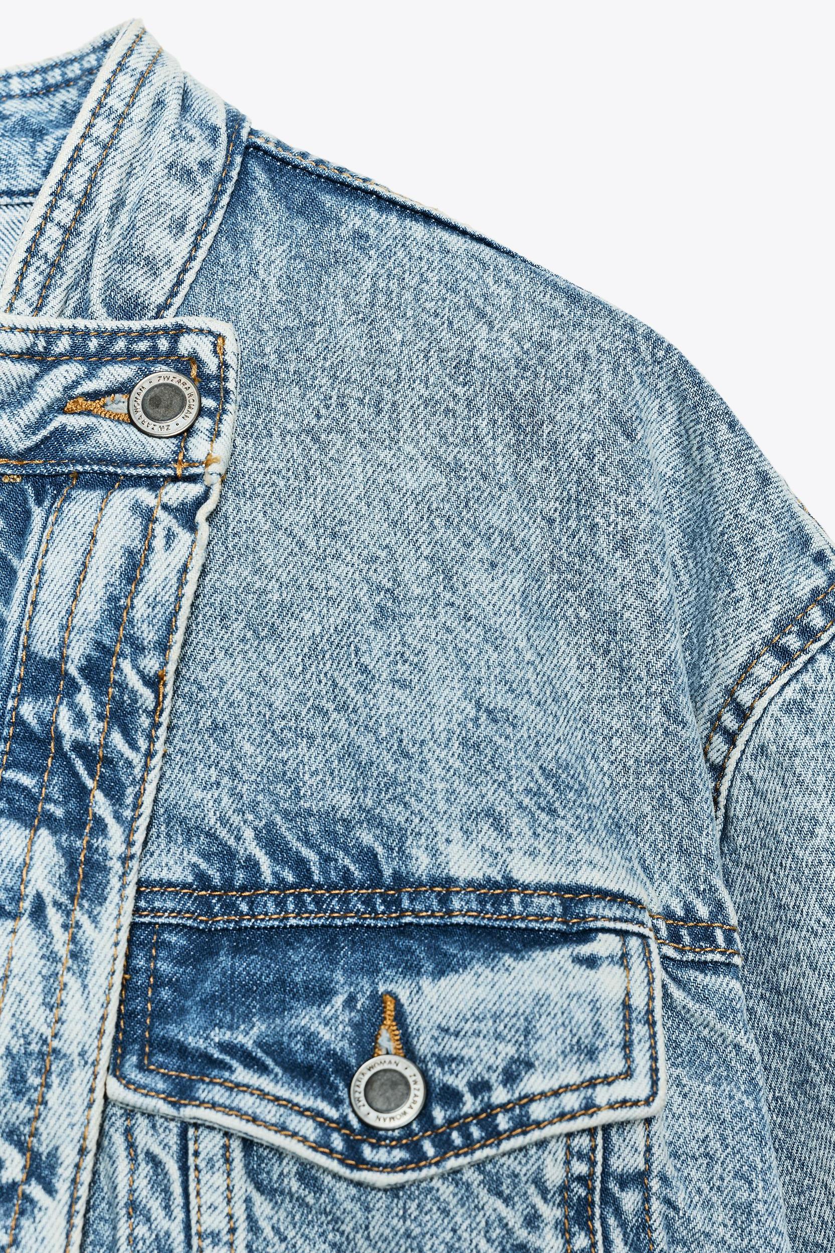 ZW COLLECTION CROSSOVER DENIM JACKET Product Image