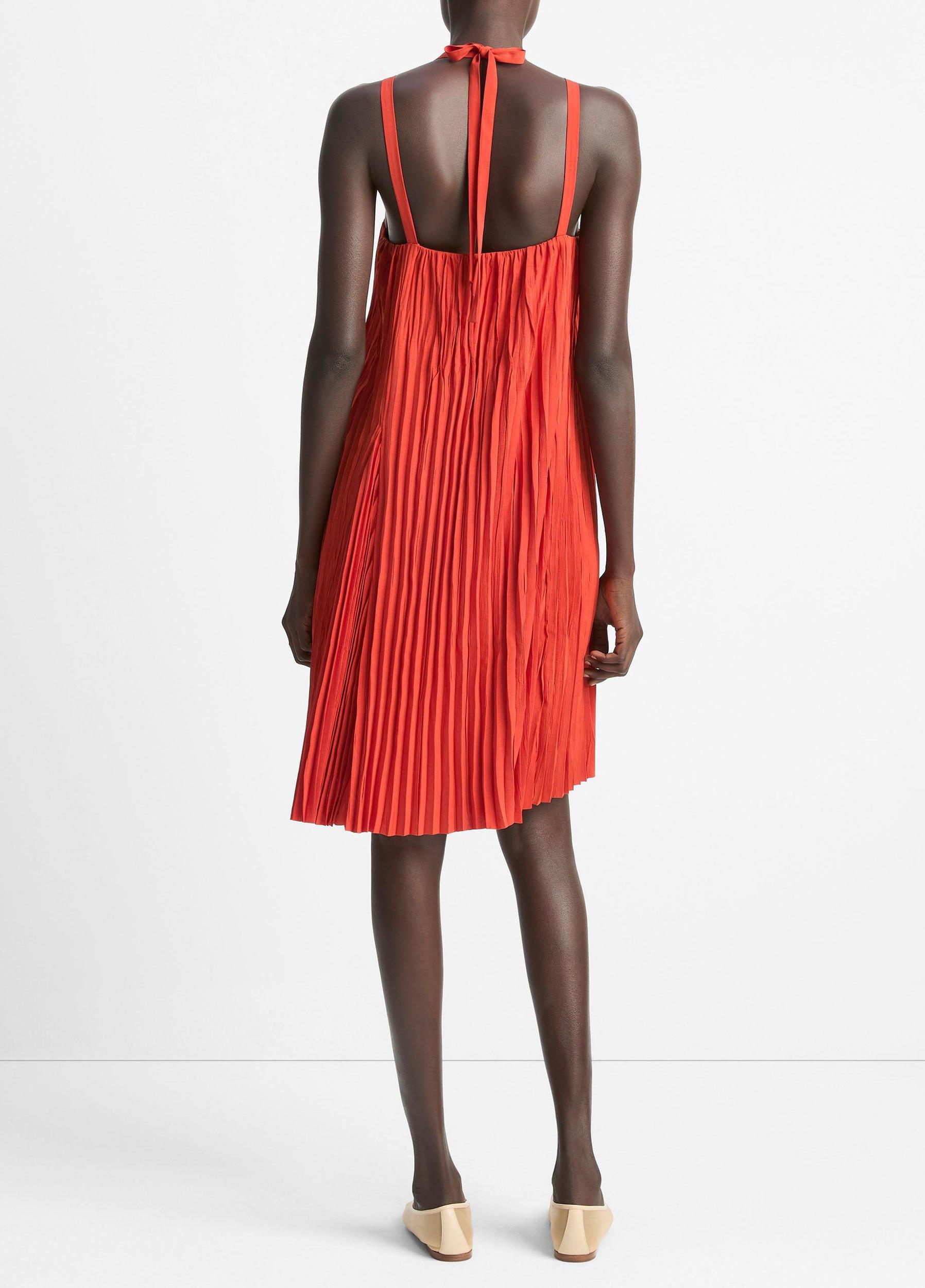 Pintuck Pleated A-Line Dress Product Image