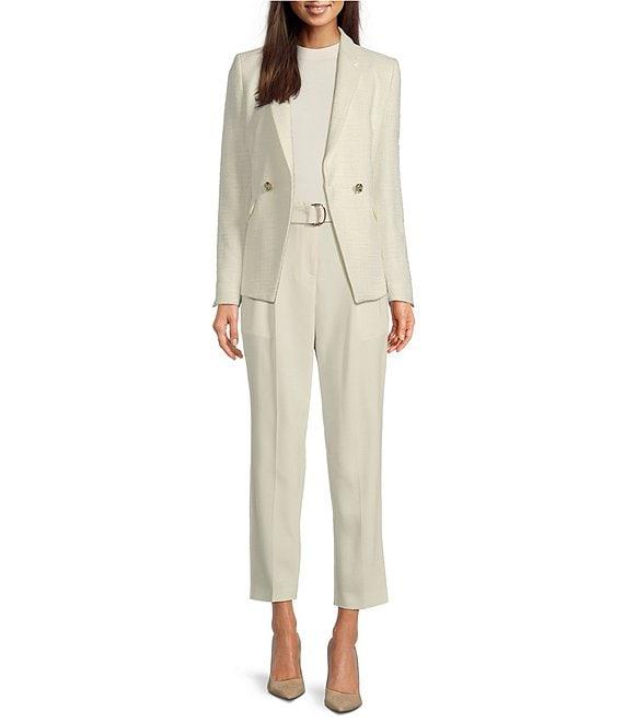 BOSS by Hugo Boss Jatawa Tweed Notch Lapel Long Sleeve Blazer Product Image