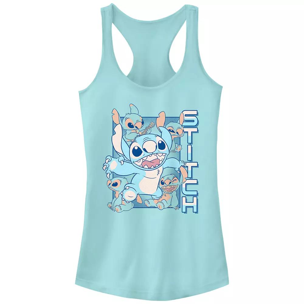 Disney's Lilo & Stitch Multiplied Juniors' Racerback Tank Top, Girl's, Size: Medium, Cancun Product Image