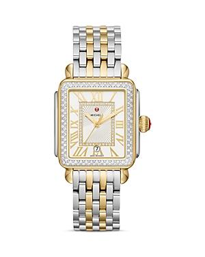 Womens Deco Madison Diamond & Two-Tone Stainless Steel Bracelet Watch Product Image