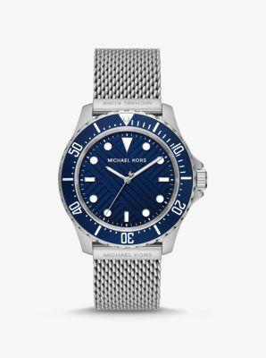 Oversized Slim Everest -Tone Mesh Watch Product Image