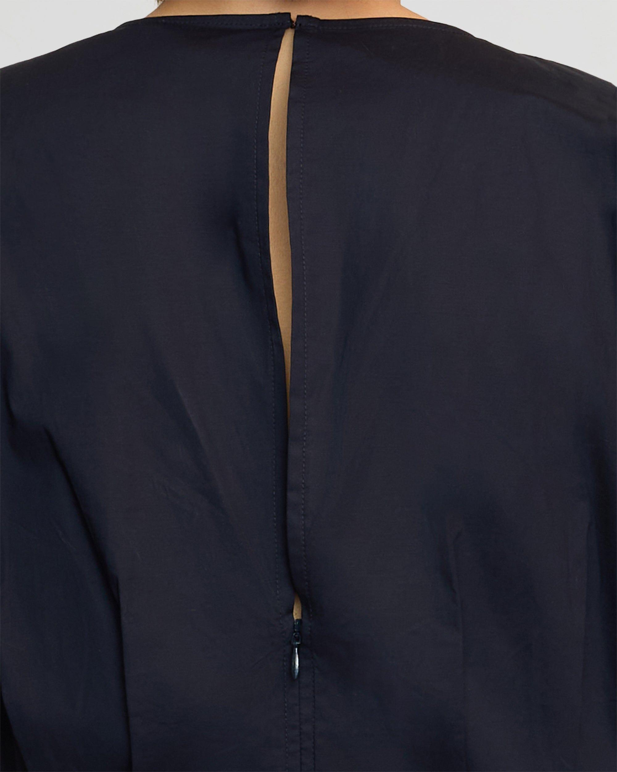 Kiko Kimono-Sleeve Cotton Dress Product Image