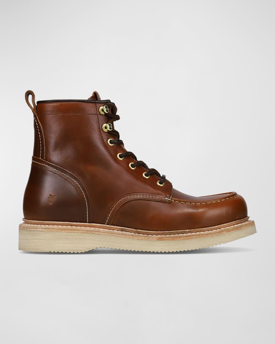 Men's Hudson Leather Lace-Up Work Boots Product Image