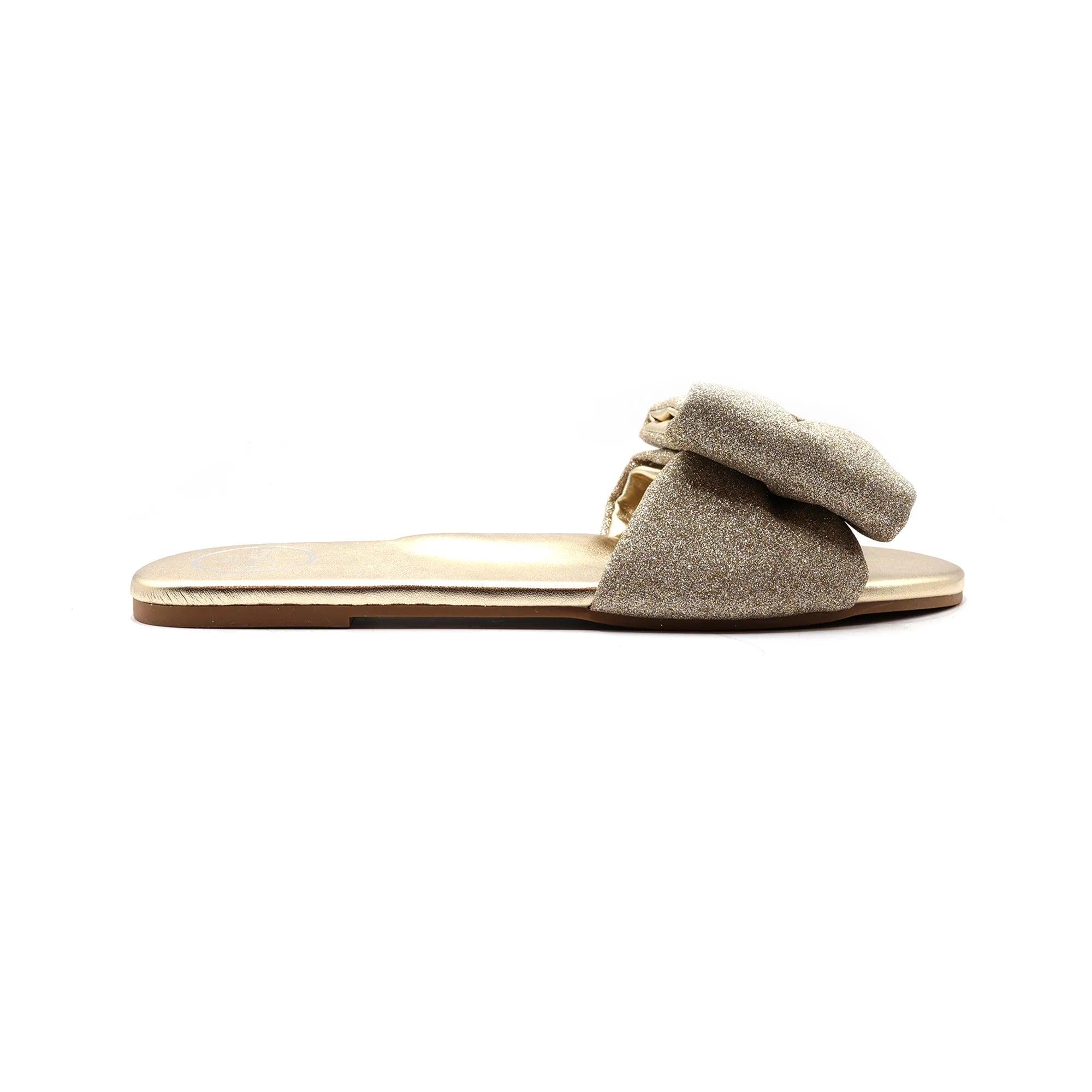 Solei Sea Rafie Bow Slide Sandal Product Image