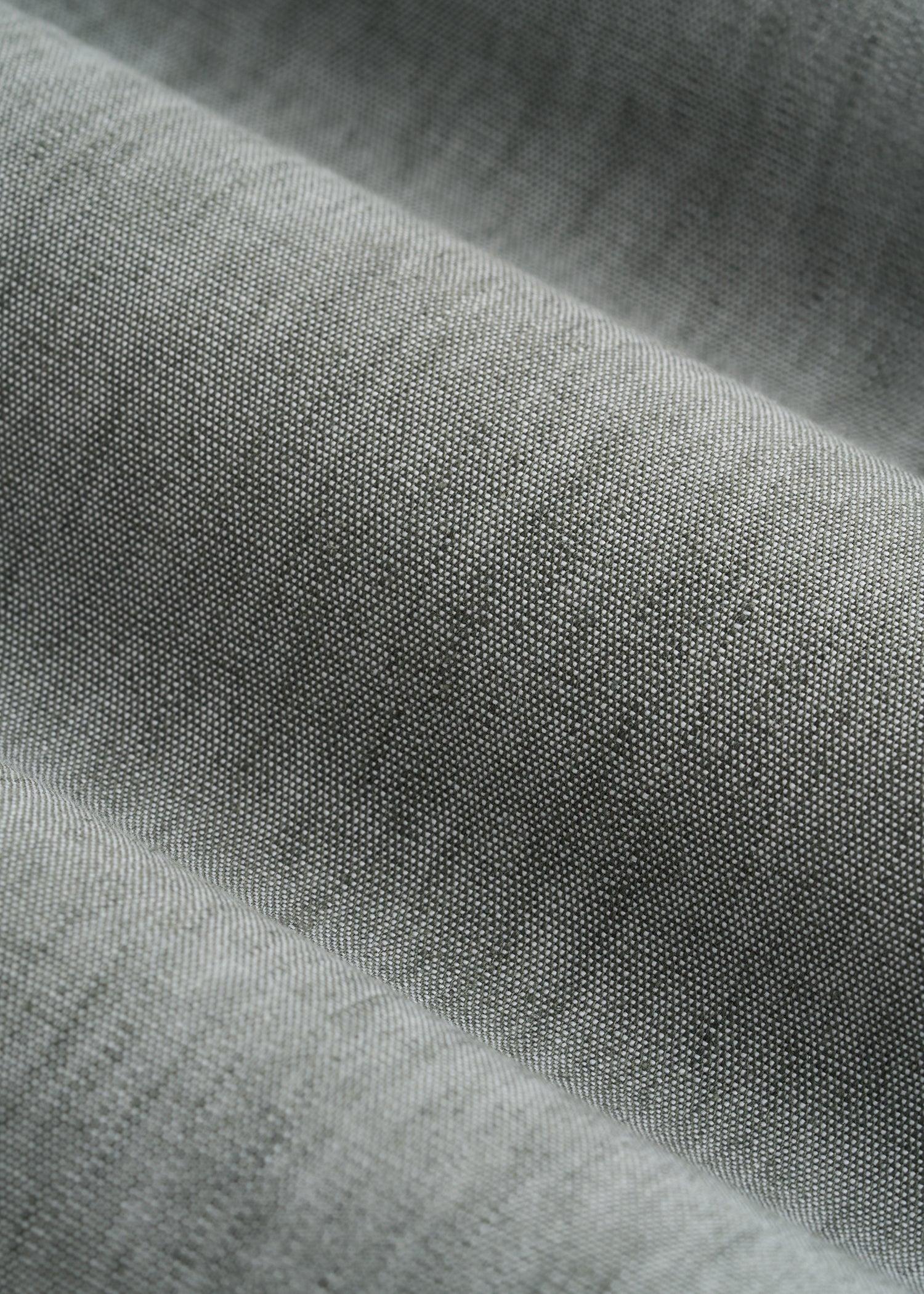 Stretch Linen Dress Shirt for Tall Men in Evergreen Mix Male Product Image