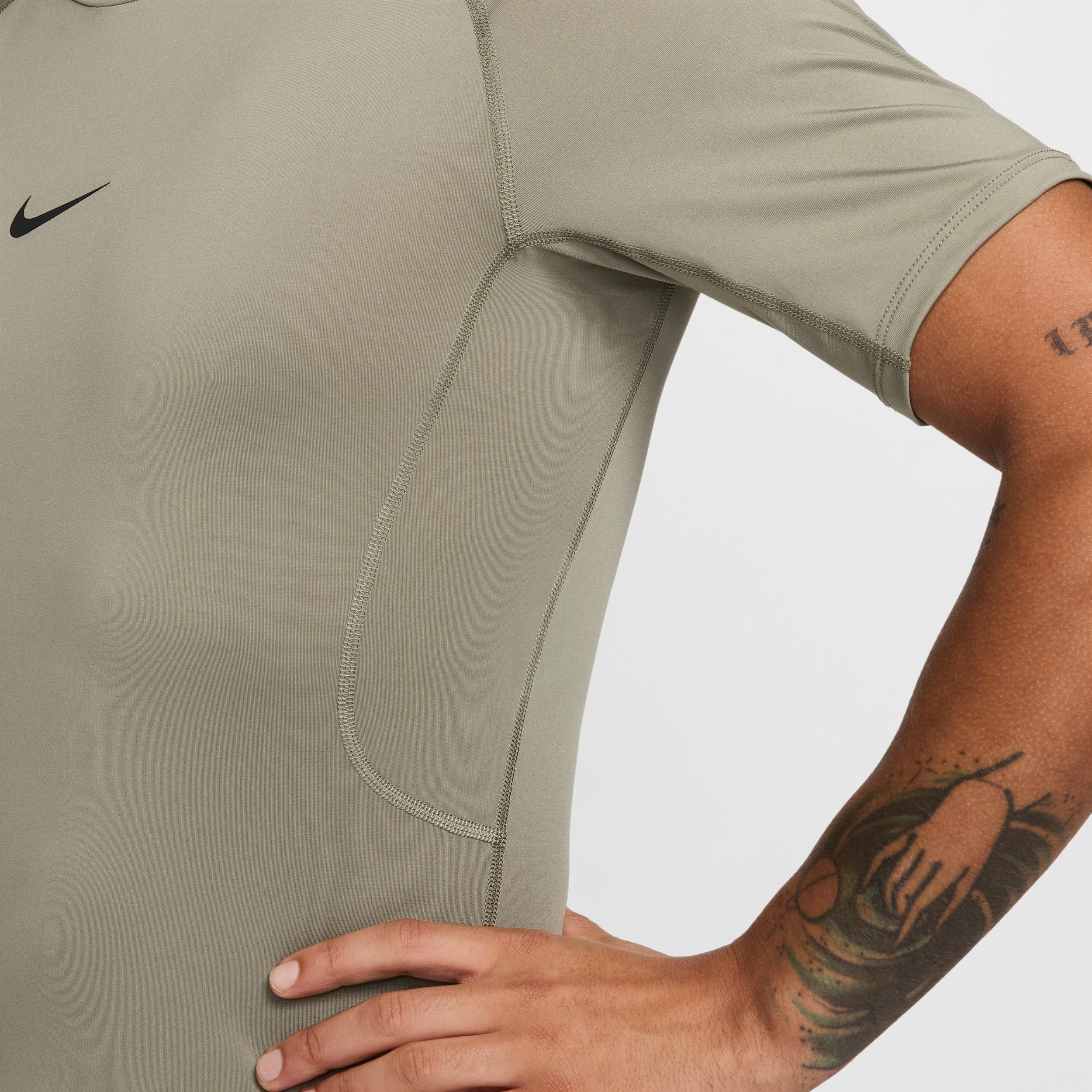 Mens Nike Pro Dri-FIT Tight Short-Sleeve Fitness Top | FB7932-320 Product Image