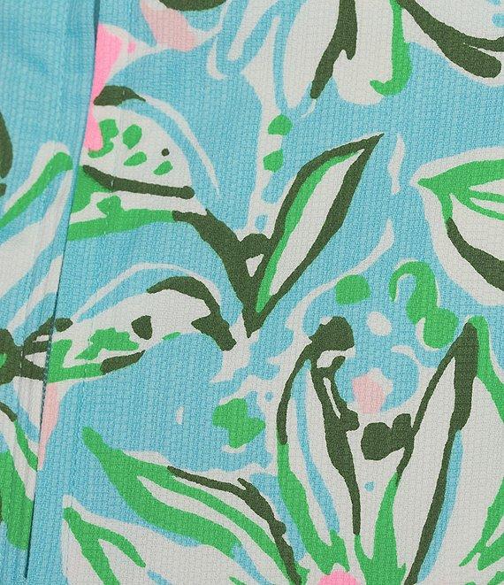 Lilly Pulitzer Gardner Multi Sun Of A Bun Print Mid Rise Ric Rac Skort Product Image