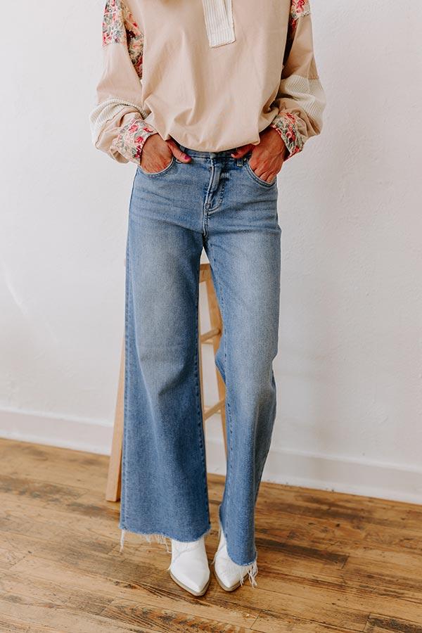 RISEN Addison High Waist Wide Leg Jean Product Image