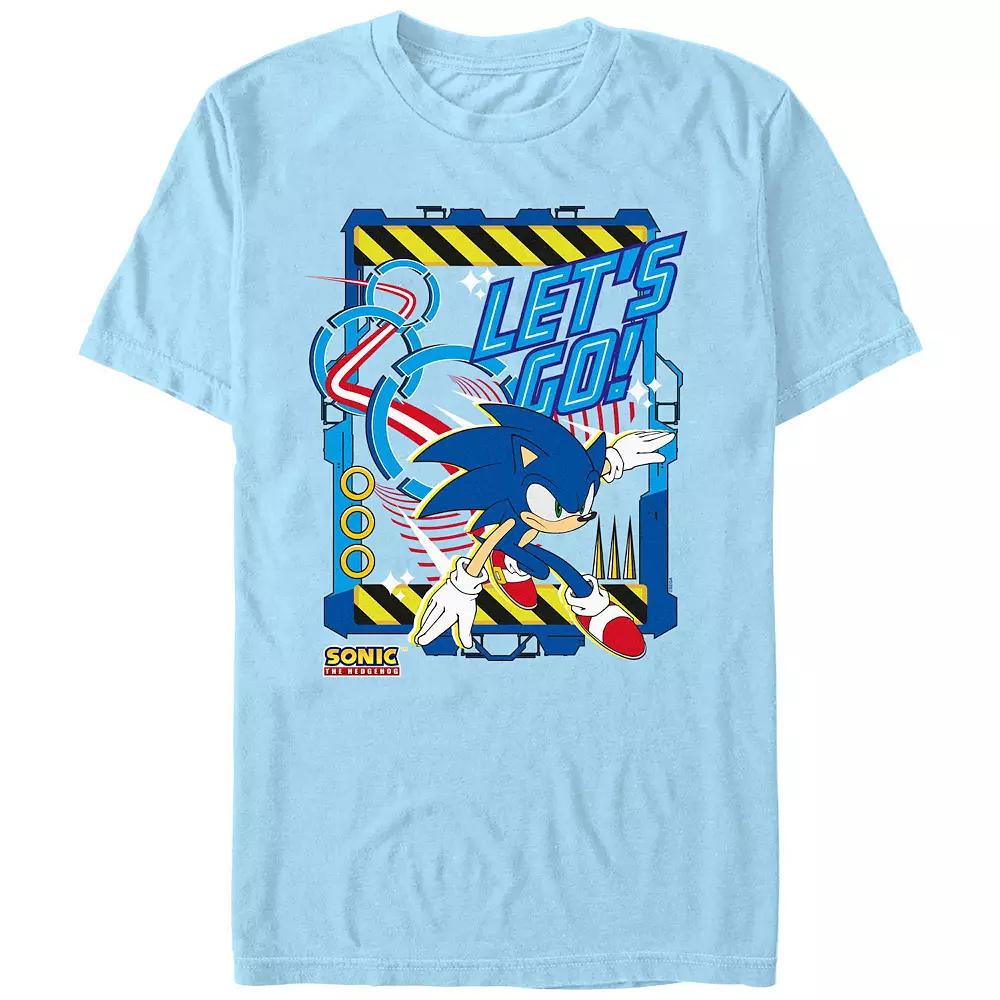 Men's Sonic The Hedgehog Let's Go Graphic Tee,  Product Image
