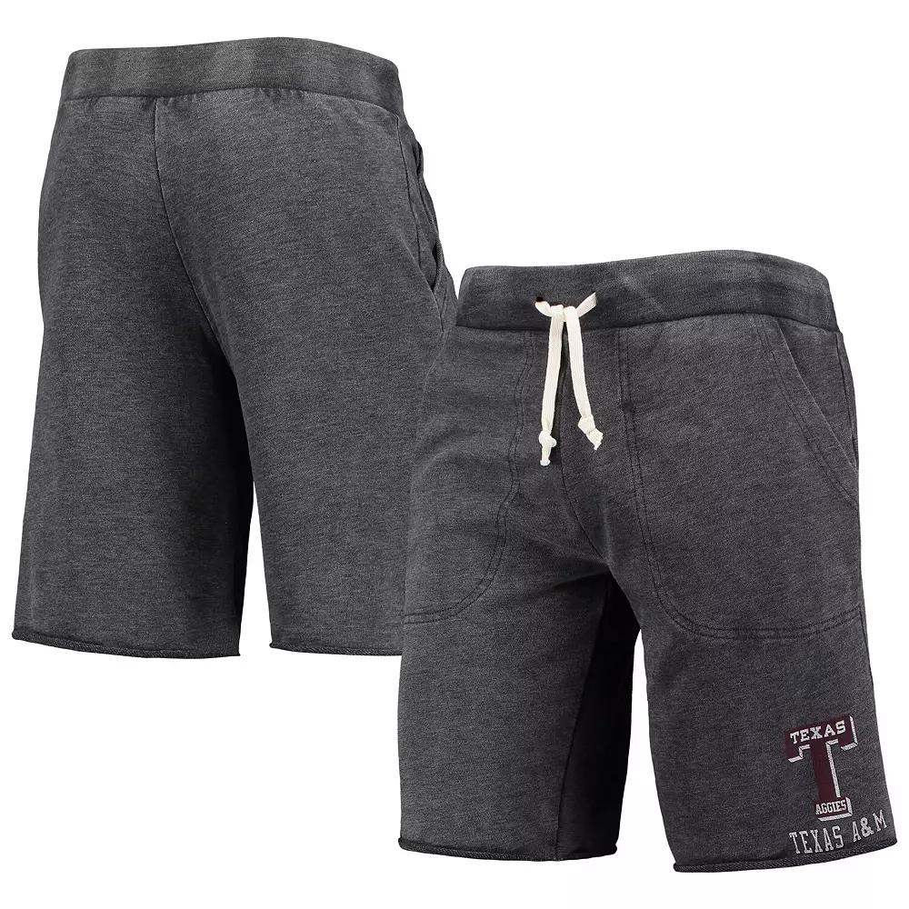Men's Heathered Black Alternative Apparel Texas A&M Aggies Victory Lounge Shorts,  Product Image