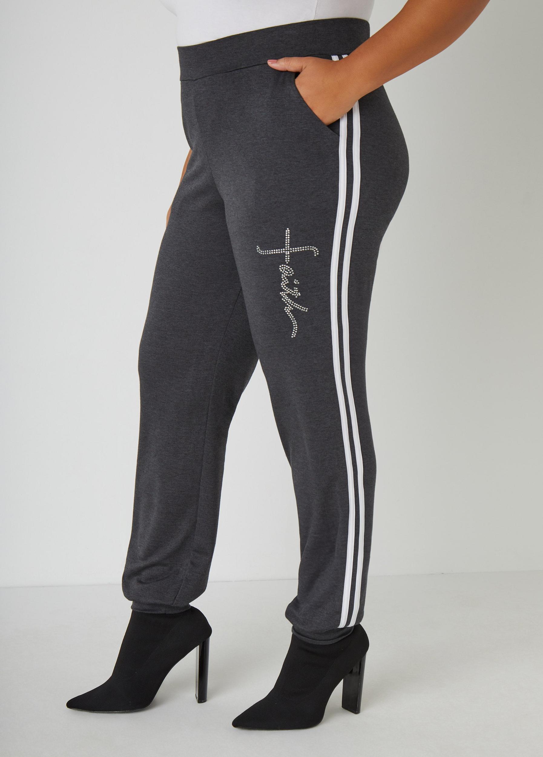 Faith Crystal Joggers Product Image