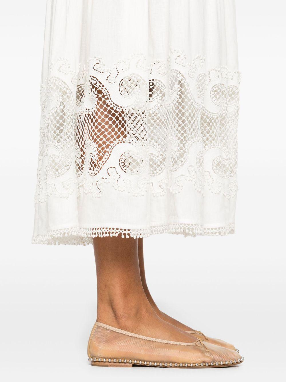 guipure-lace maxi dress Product Image