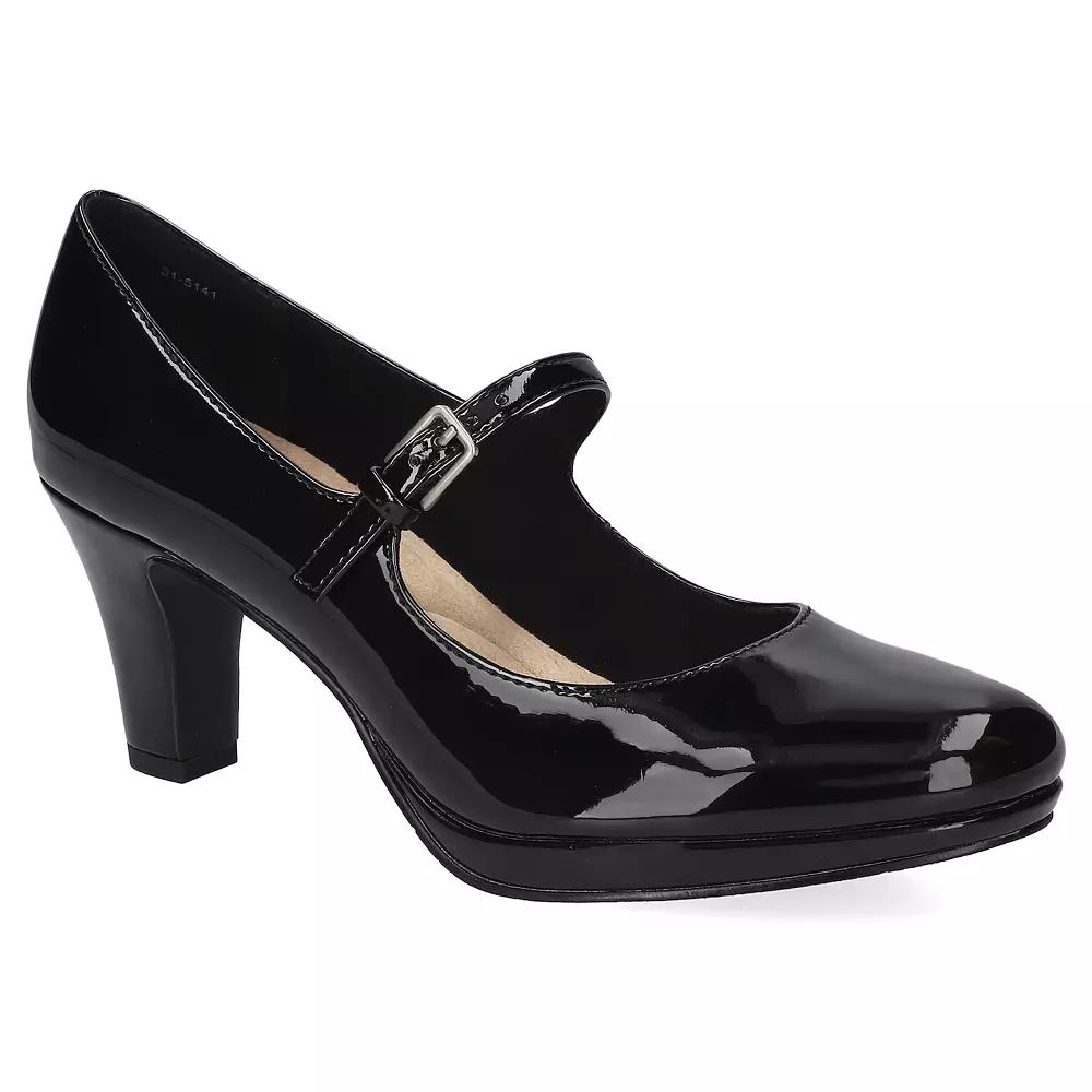 Easy Street Women's Zest Mary Jane Platform Pumps, Size: 10, Black Patent Product Image
