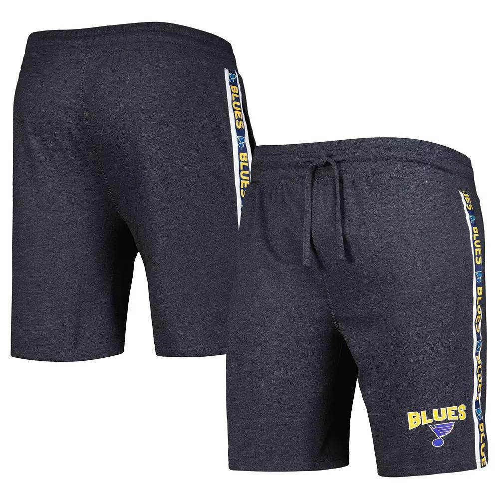 Men's Concepts Sport Charcoal St. Louis Blues Team Stripe Shorts,  Product Image