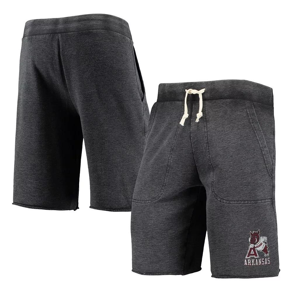 Men's Heathered Black Alternative Apparel Arkansas Razorbacks Victory Lounge Shorts, Size: Medium, Charco Product Image