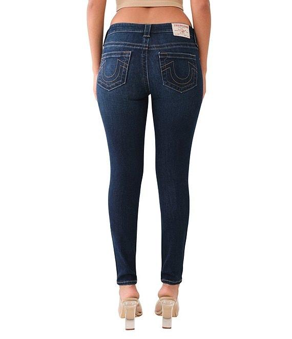 True Religion Jennie Mid Rise Curvy Skinny Jeans Product Image